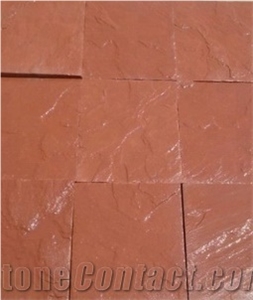 Agra Red Sandstone Cut to Size Tiles