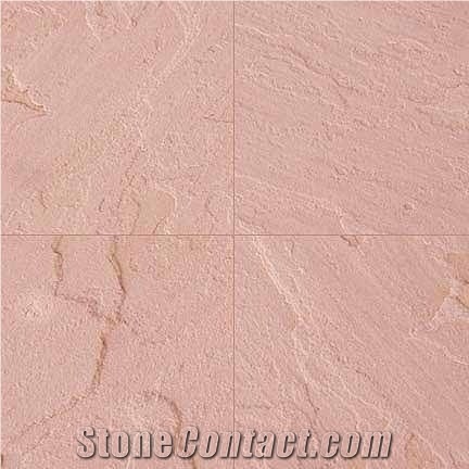Dholpur Pink Sandstone, Apricot Pink Sandstone Slabs & Tiles