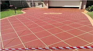 Dholpur Red Sandstone Slabs, Tiles
