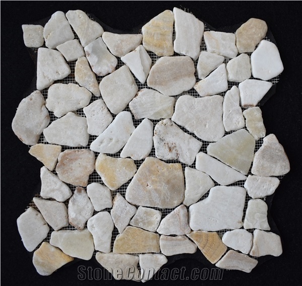 Marble Pebble Mosaic Tile