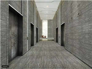 Nero Santiago Landscape Granite Floor Wall Tiles