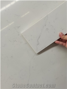 2cm Calacatta White Quartz Slab for Kitchen Design