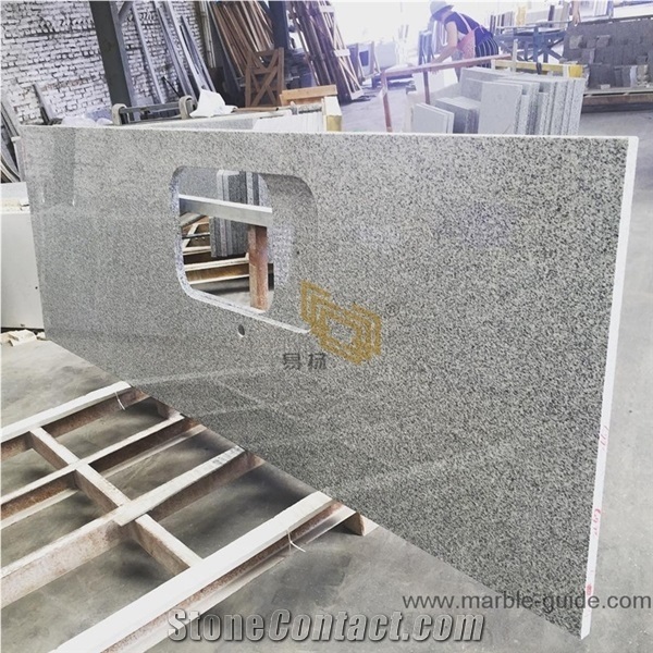 Chinese G603 White Granite Kitchen Countertops Design