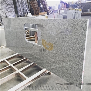 Chinese G603 White Granite Kitchen Countertops Design