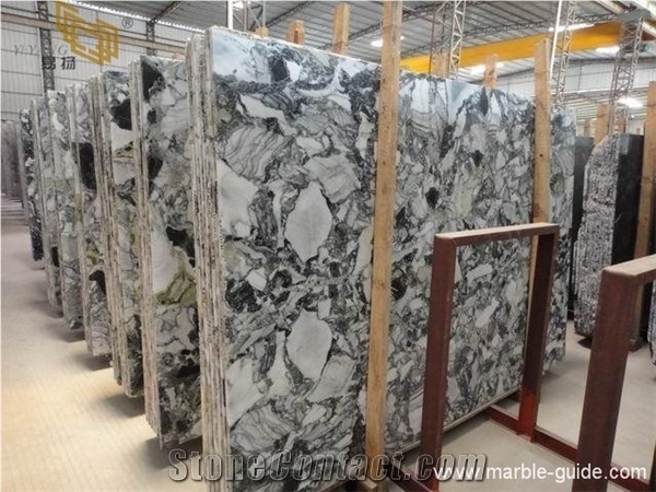Luxury Ice Jade Green Marble for Worktops and Countertops