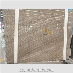 Quality Polished Kylin Wood Marble Slabs for Projects