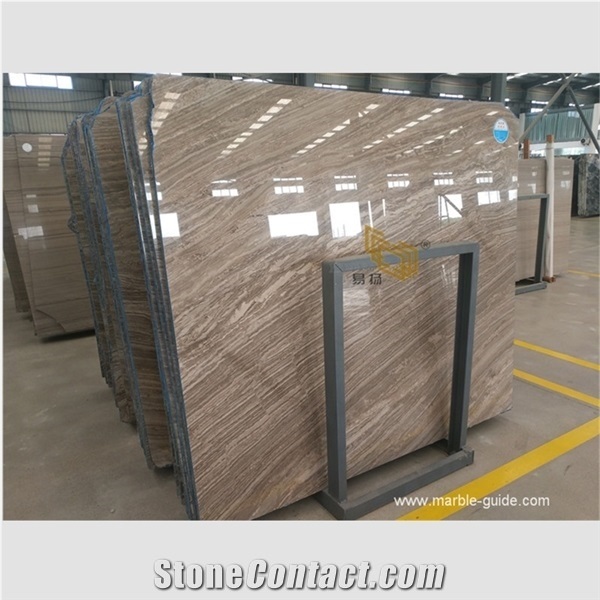 Quality Polished Kylin Wood Marble Slabs for Projects
