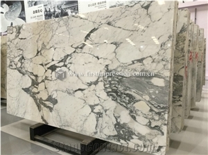 Luxury White Marble Arabescato Slabs,Tiles