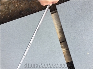 China Quarry Grey Andesite Flooring Wall Application Project