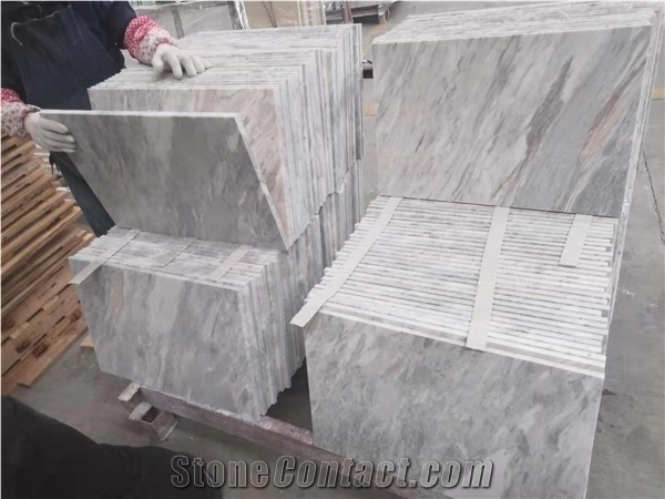 Pearl Grey Australian Market Project Marble Walling Tiles