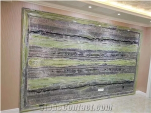 Irish Green Marble Polished Slabs Floor Tiles