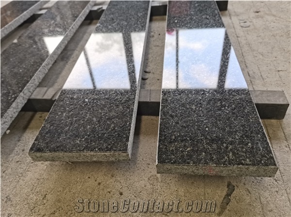 Arc Sharped Natural Stone Black Pearl Granite Window Sills