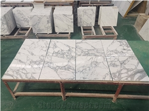 Big Flower White Marble, White Marble with Vein, Marble
