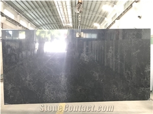 Black Calacatta Factory Price Quartz Stone Slab,Stone Slab