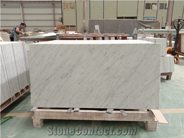 Carrara White Kitchen Countertop, Countertop