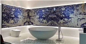 Good Price Blue Stone Marble Background Wall