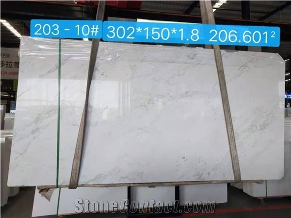Greece Popular White Marble Polished Slabs, White Marble