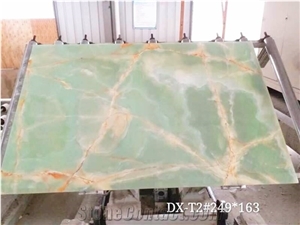 Imported Green Onyx Stone Price Per Square Meter Wall Tiles