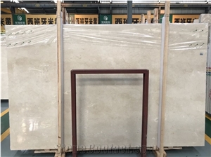 Natural Beige Marble Stone Slabs with Vein