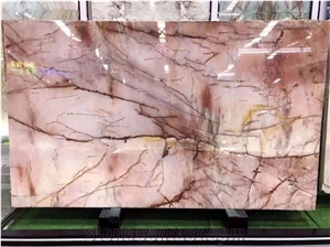 Pink Quartzite Slab, Natural Quartzite Stone