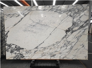 Polished White Marble Slabs for Wall, Marble Slab