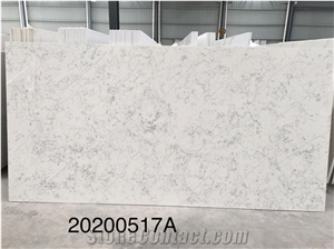 White Calacatta Slab Hot Sell Clear Vein Artificial Stone