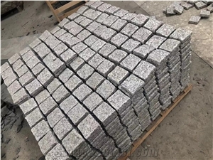Cheapest China Silver Grey Granite Cobble Stone Pavers