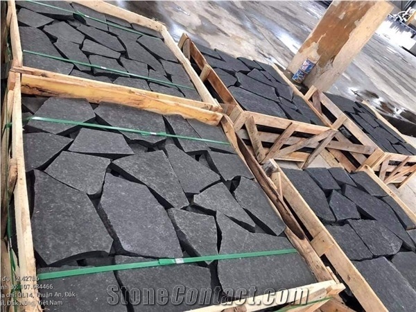 Basalt Tiles Stepping Stone for Paving Garden
