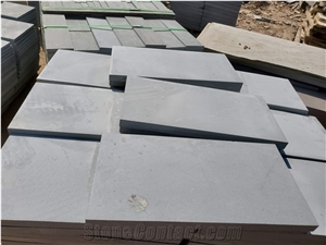 Premium Greeny Gray Sandstone Tiles, Slabs