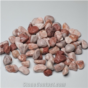 Washed Pink Pebble Stone for Decoration