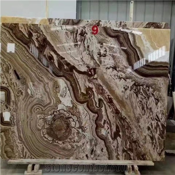 Natural Stone Background Wall Cladding Classico Yellow Onyx