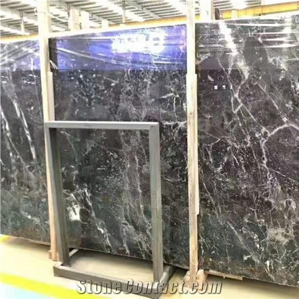 Natural Stone Romantic Grey Marble Chinese Marble Slab Tiles