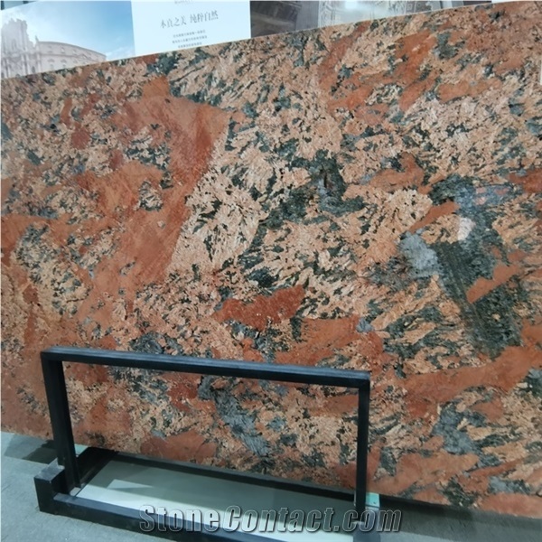 Natural Stone Shangrila Red Granite Tile and Slab