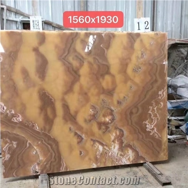 Red Dragon Onyx Background Wall Cladding for Decoration