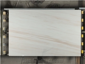 Eurasian White Wood Marble Slabs Eurasian White Marble Tiles