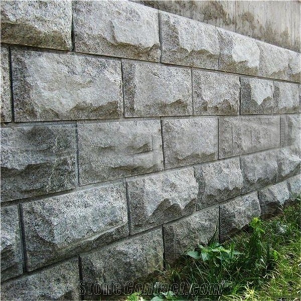G603 Granite Mushroom Stone Wall Garden Walling