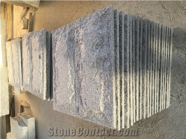 G603 Granite Wall Stone Mushroomed Cladding Split Wall Stone