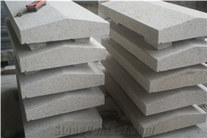 G682 Gold Granite Wall Capping Wall Copping Stones, Wall Parapet
