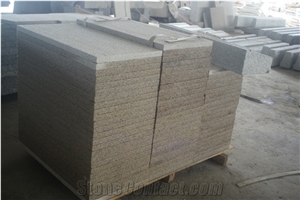 G682 Gold Granite Wall Capping Wall Copping Stones, Wall Parapet