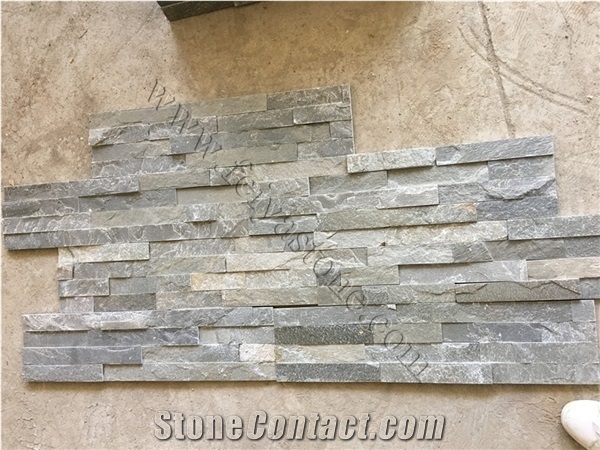 Grey Faux Stone Veneer Ledger Panel Castle Rock Panel