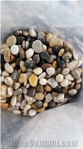 High Polished Natural Pebble Stones in Mixed Color