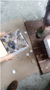 Pebbles Stone Mosaic Tile Sheet