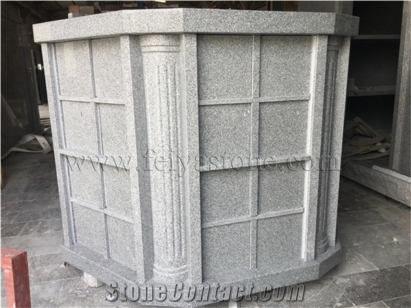 Strong Grey White Stone Cloumbarium Cremation Columbarium