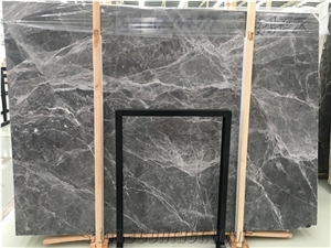 Polished Hermes Dark Grey Marble Slab