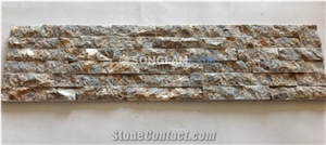 Multicolor Marble Glued Wall Panel 6 Lines