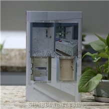 Stone Quartz Sample Book with Finger Sapce Stone Display