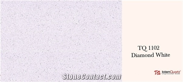 1102 Diamond White Quartz Stone