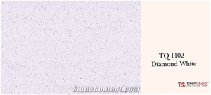 1102 Diamond White Quartz Stone