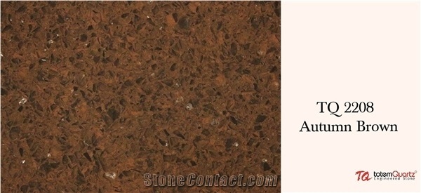 2208 Autumn Brown Quartz Stone
