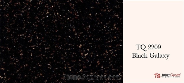 2209 Black Galaxy Quartz Stone